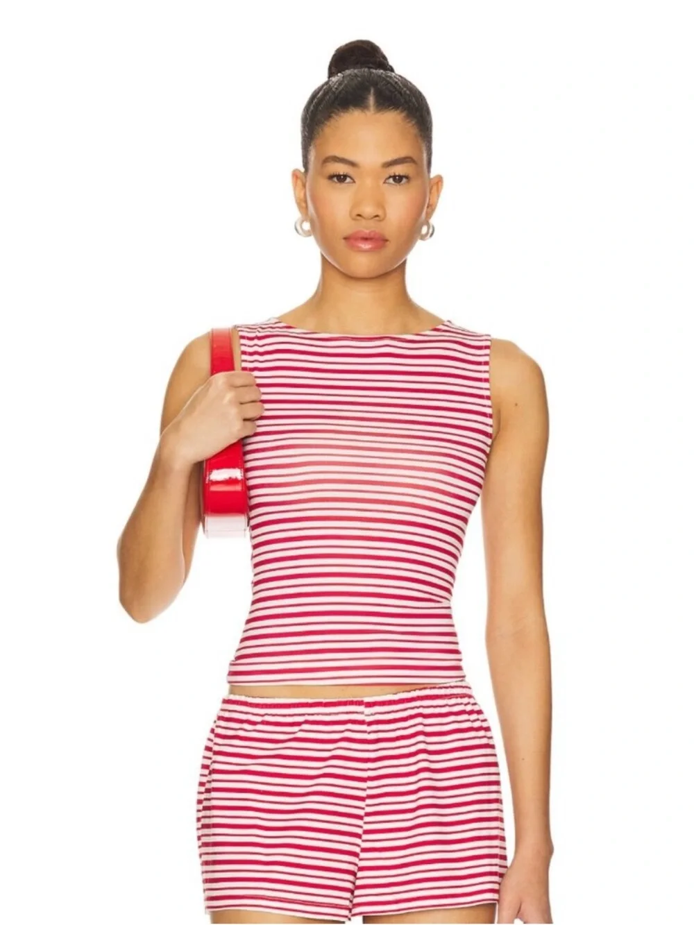 WeWoreWhat Striped Top and Short Set